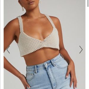 pearl crop top